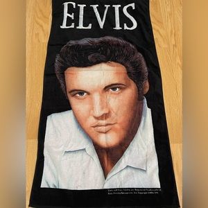 Elvis Presley Beach Towel Cotton  Vintage 90s